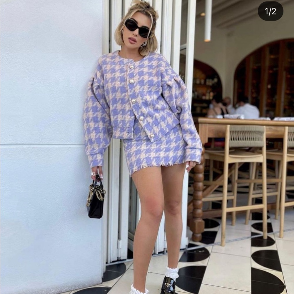 Storets lori houndstooth 2 piece set